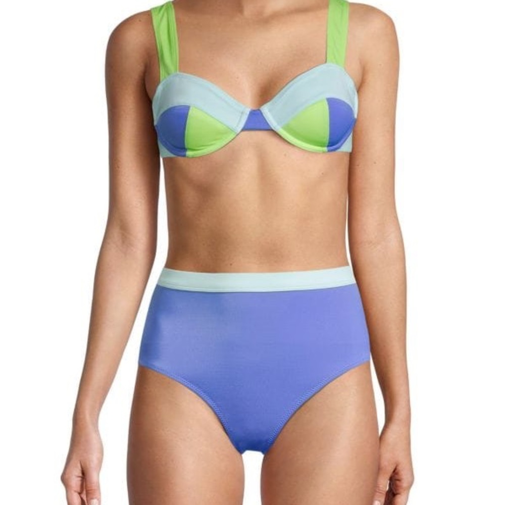 Solid & striped top and bottom